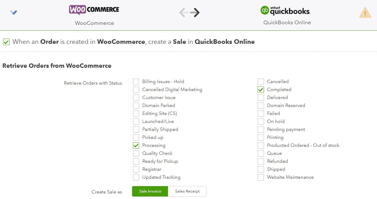 WooCommerce QuickBooks - Customize Workflow